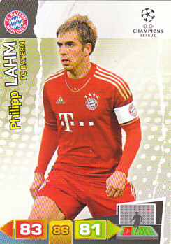 Philipp Lahm Bayern Munchen 2011/12 Panini Adrenalyn XL CL #57